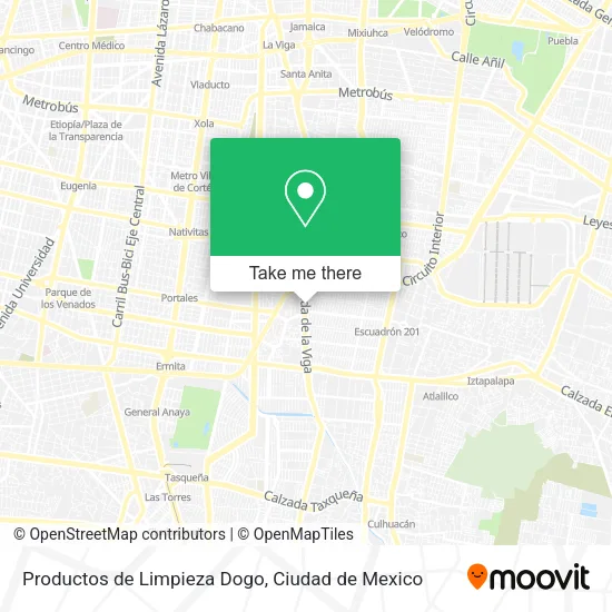 Productos de Limpieza Dogo map