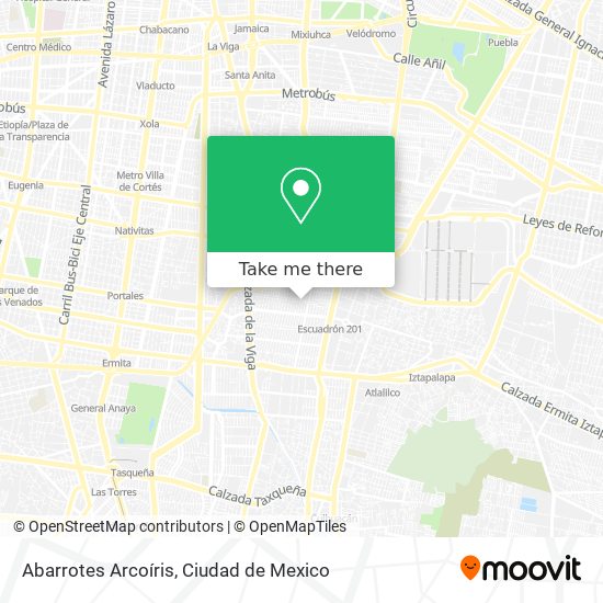 Abarrotes Arcoíris map