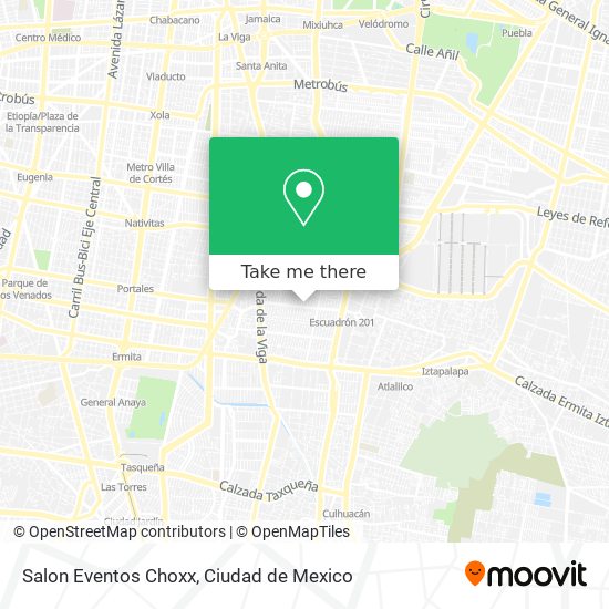 Salon Eventos Choxx map