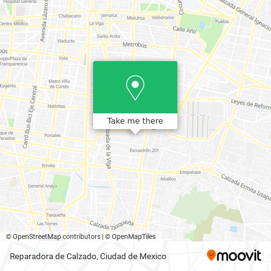 Reparadora de Calzado map