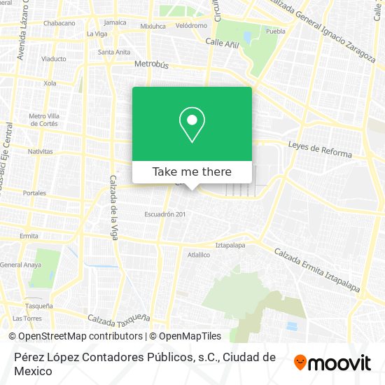 Pérez López Contadores Públicos, s.C. map