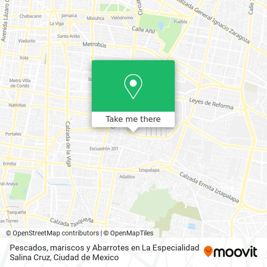 How to get to Pescados, mariscos y Abarrotes en La Especialidad Salina Cruz  in Benito Juárez by Bus or Metro?