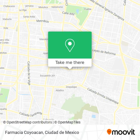 Farmacia Coyoacan map