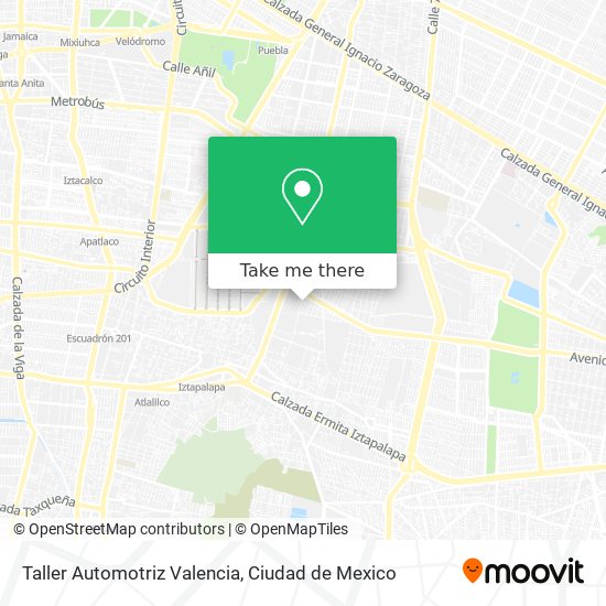 Taller Automotriz Valencia map