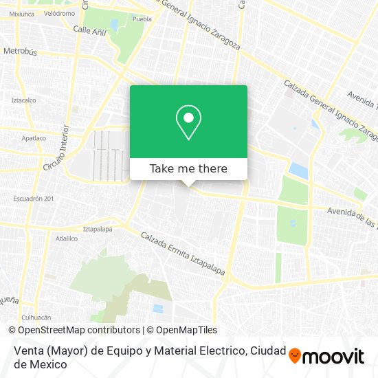Venta (Mayor) de Equipo y Material Electrico map