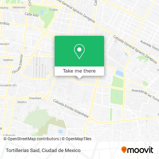 Tortillerías Said map