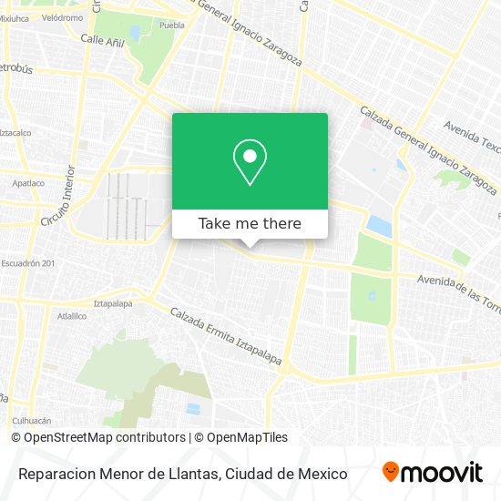 Reparacion Menor de Llantas map