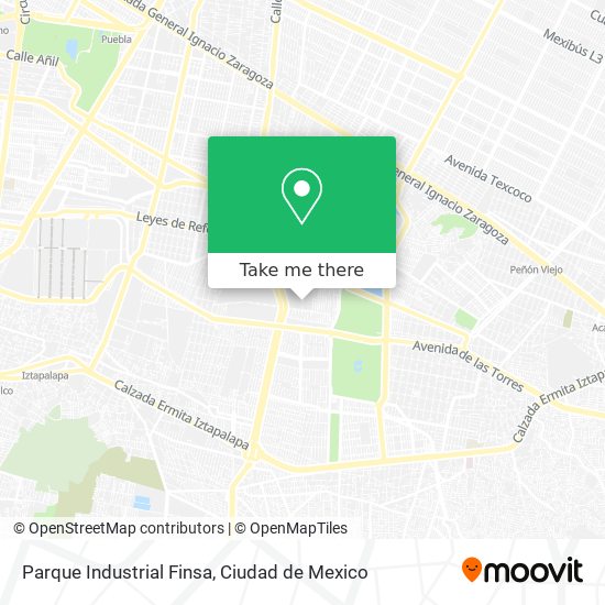 Parque Industrial Finsa map