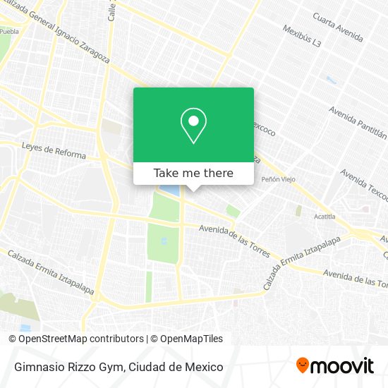 Gimnasio Rizzo Gym map