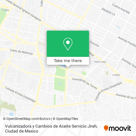 Vulcanizadora y Cambios de Aceite Servicio Jireh map