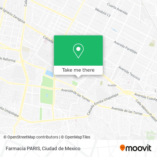 Mapa de Farmacia PARIS