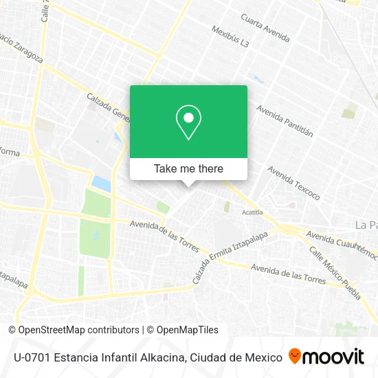 U-0701 Estancia Infantil Alkacina map