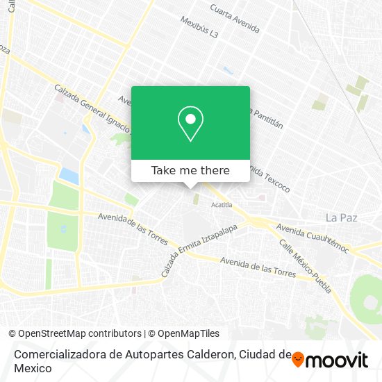 Comercializadora de Autopartes Calderon map