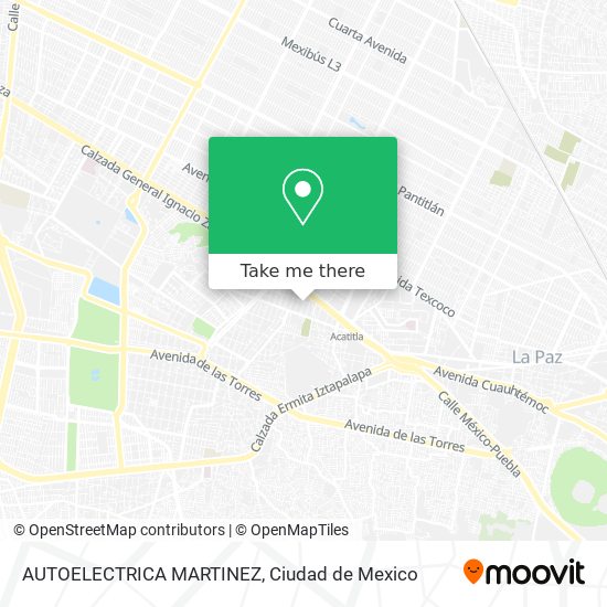 AUTOELECTRICA MARTINEZ map