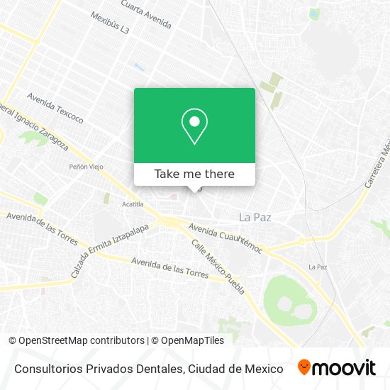 Consultorios Privados Dentales map