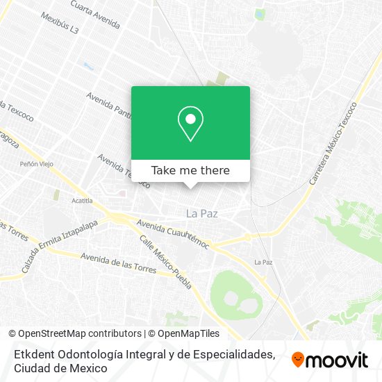 Etkdent Odontología Integral y de Especialidades map