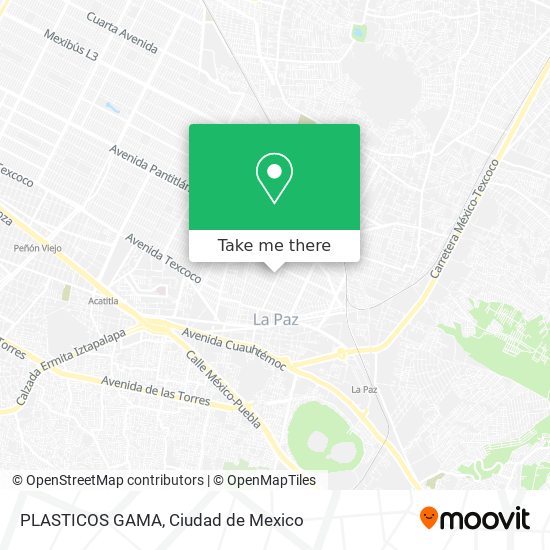PLASTICOS GAMA map
