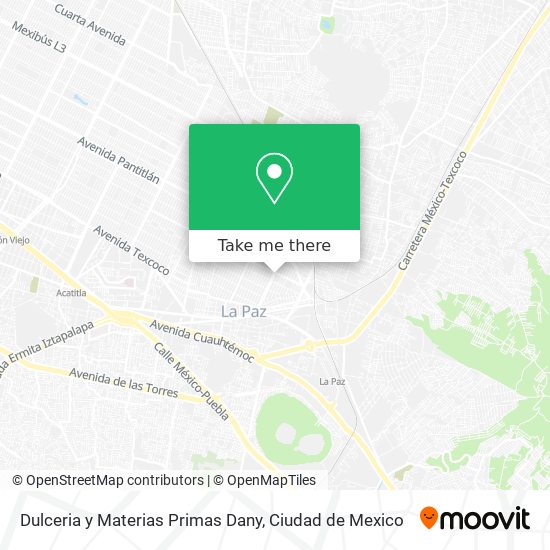 Mapa de Dulceria y Materias Primas Dany