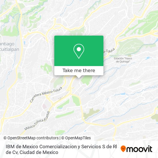 IBM de Mexico Comercializacion y Servicios S de Rl de Cv map