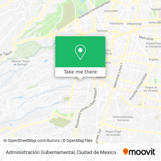 Mapa de Administración Gubernamental