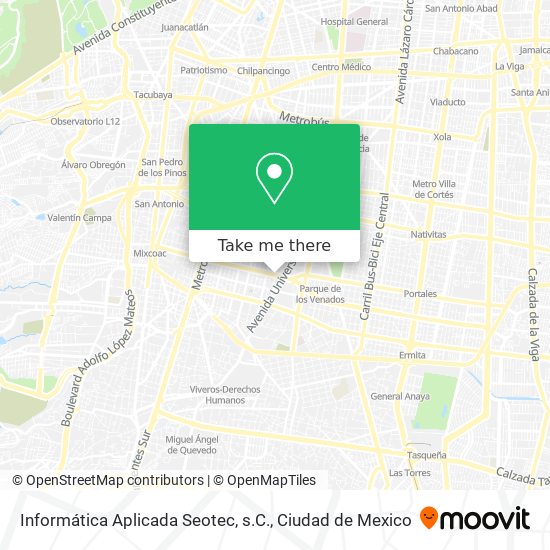 Informática Aplicada Seotec, s.C. map