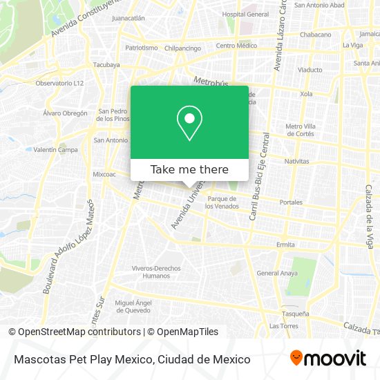 Mascotas Pet Play Mexico map