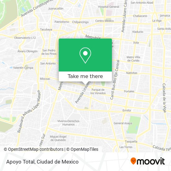 Apoyo Total map