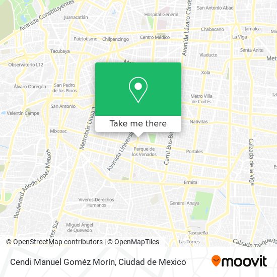 Mapa de Cendi Manuel Goméz Morín