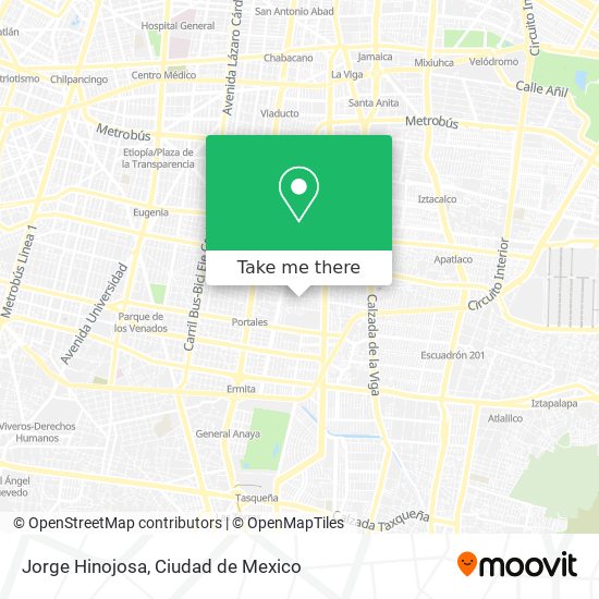 Jorge Hinojosa map