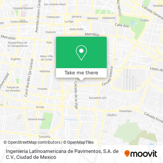 Ingenieria Latinoamericana de Pavimentos, S.A. de C.V. map