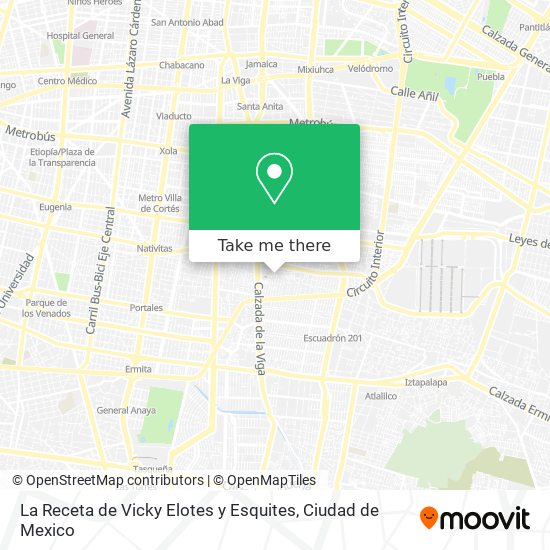 La Receta de Vicky Elotes y Esquites map