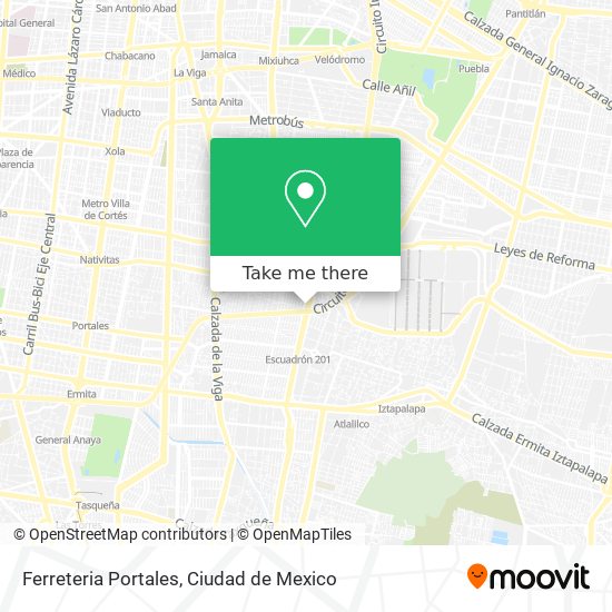 Ferreteria Portales map