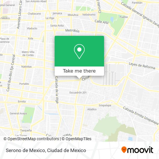 Serono de Mexico map