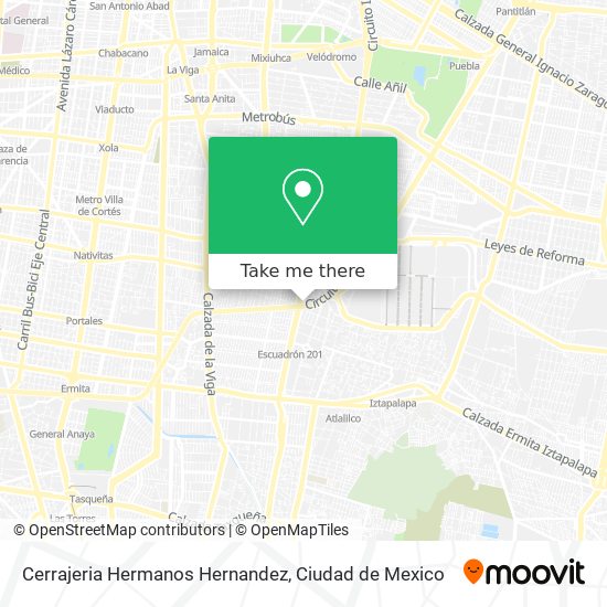Cerrajeria Hermanos Hernandez map
