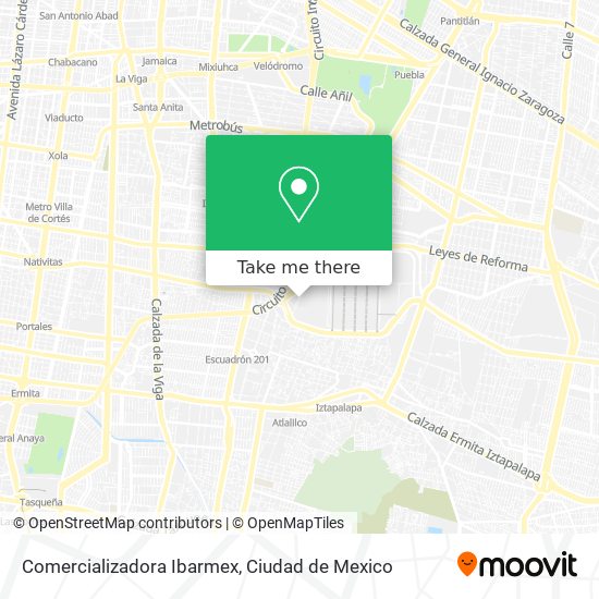 Comercializadora Ibarmex map