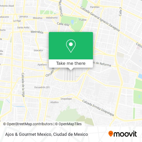 Mapa de Ajos & Gourmet Mexico