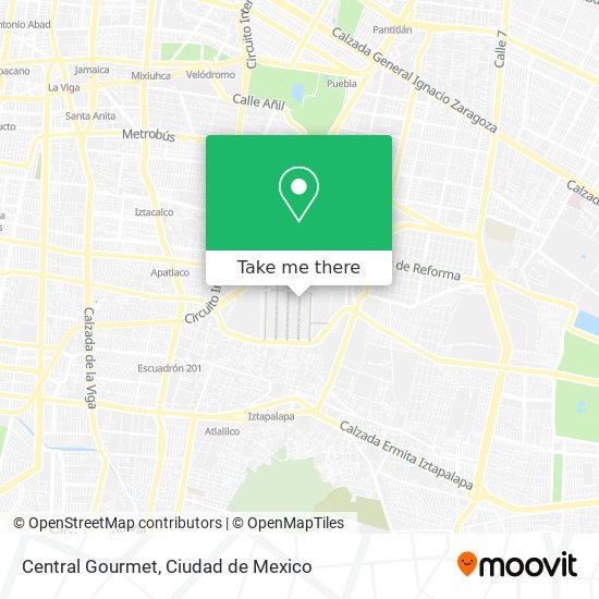 Central Gourmet map
