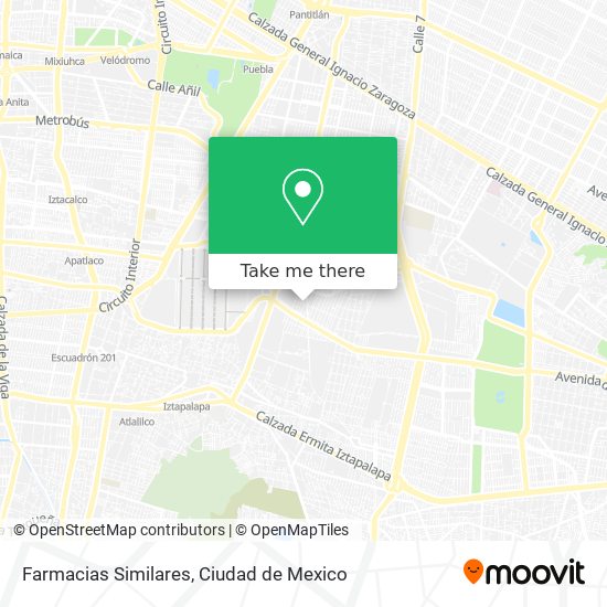 Farmacias Similares map