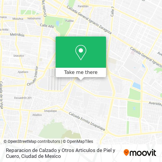 Mapa de Reparacion de Calzado y Otros Articulos de Piel y Cuero