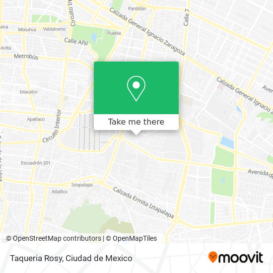 Mapa de Taqueria Rosy