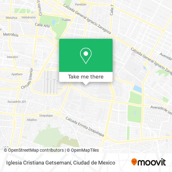 Iglesia Cristiana Getsemaní map