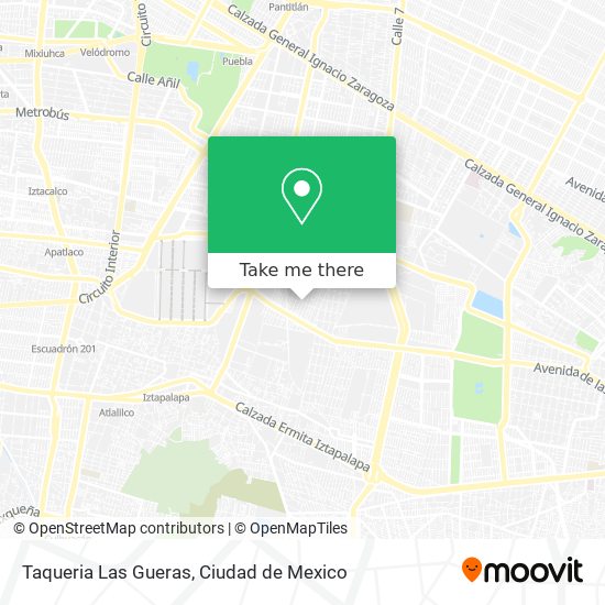 Mapa de Taqueria Las Gueras