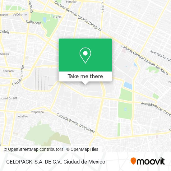 CELOPACK, S.A. DE C.V. map