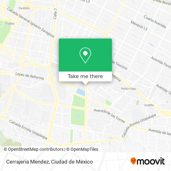 Cerrajeria Mendez map