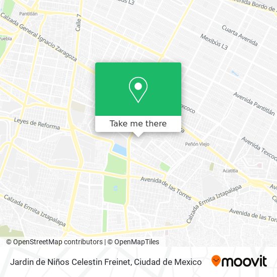 Jardin de Niños Celestin Freinet map