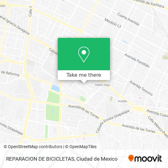 Mapa de REPARACION DE BICICLETAS