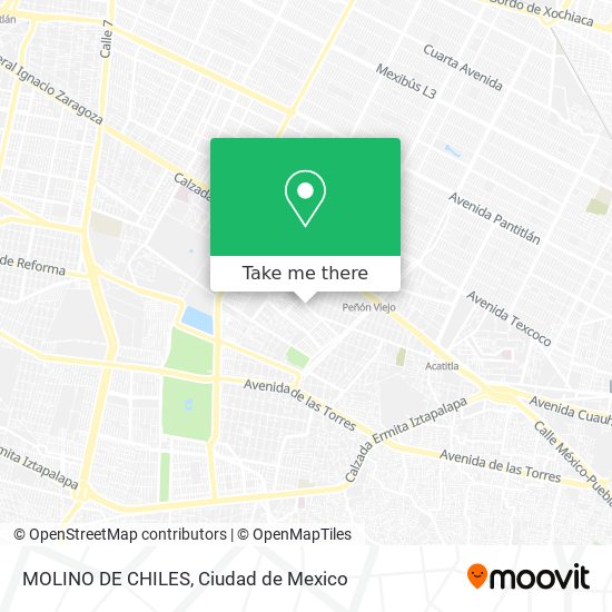 MOLINO DE CHILES map