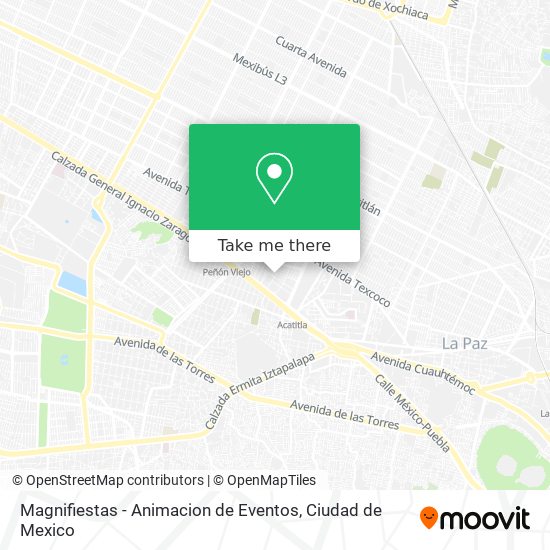 Magnifiestas - Animacion de Eventos map