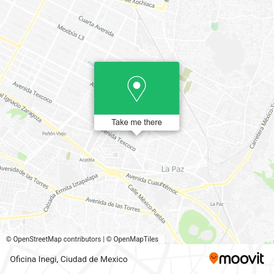 Mapa de Oficina Inegi