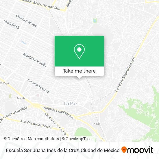 Escuela Sor Juana Inés de la Cruz map